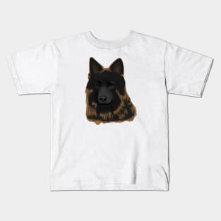 Bohemian Shepherd Dog (Small Design) Kids T-Shirt